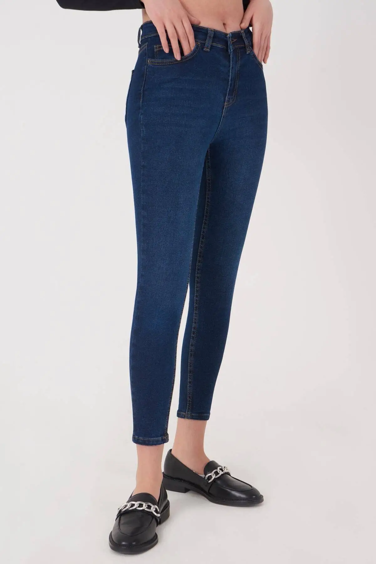 

Women's jeans dark color Pocket for Detail Jean Women Jeans 2021
