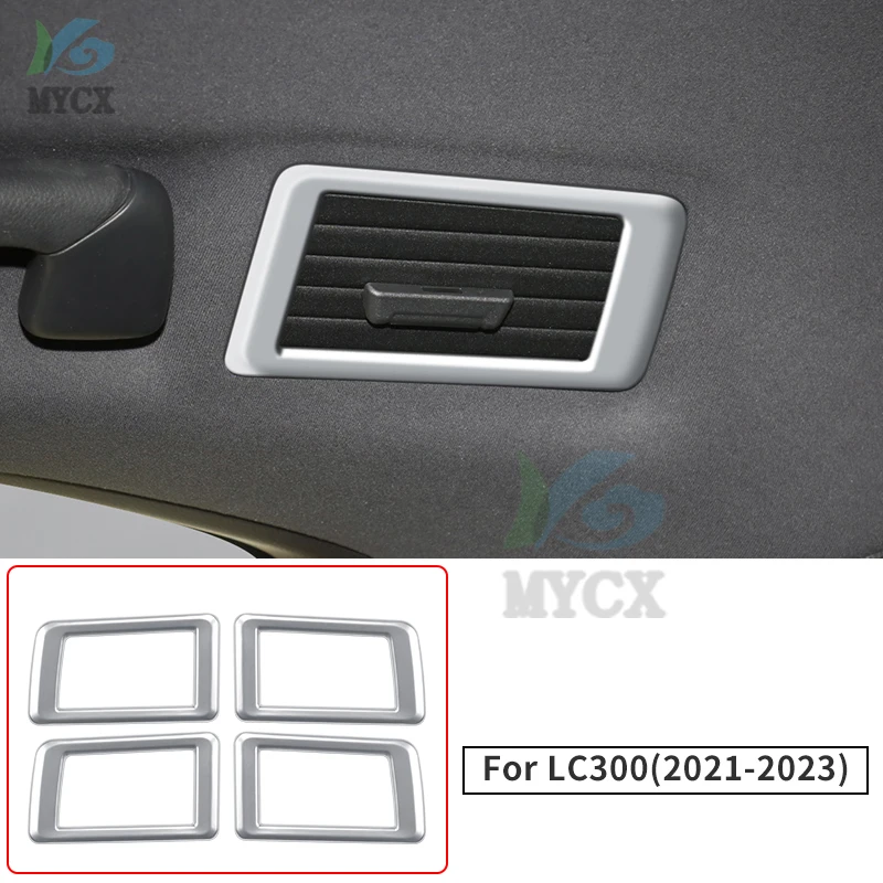 Фото Для Toyota Land Cruiser 300 2021 2022 2023, украшение для заднего вентиляционного отверстия, защитная наклейка LC300 FJ300, аксессуары для интерьера, тюнинг №3