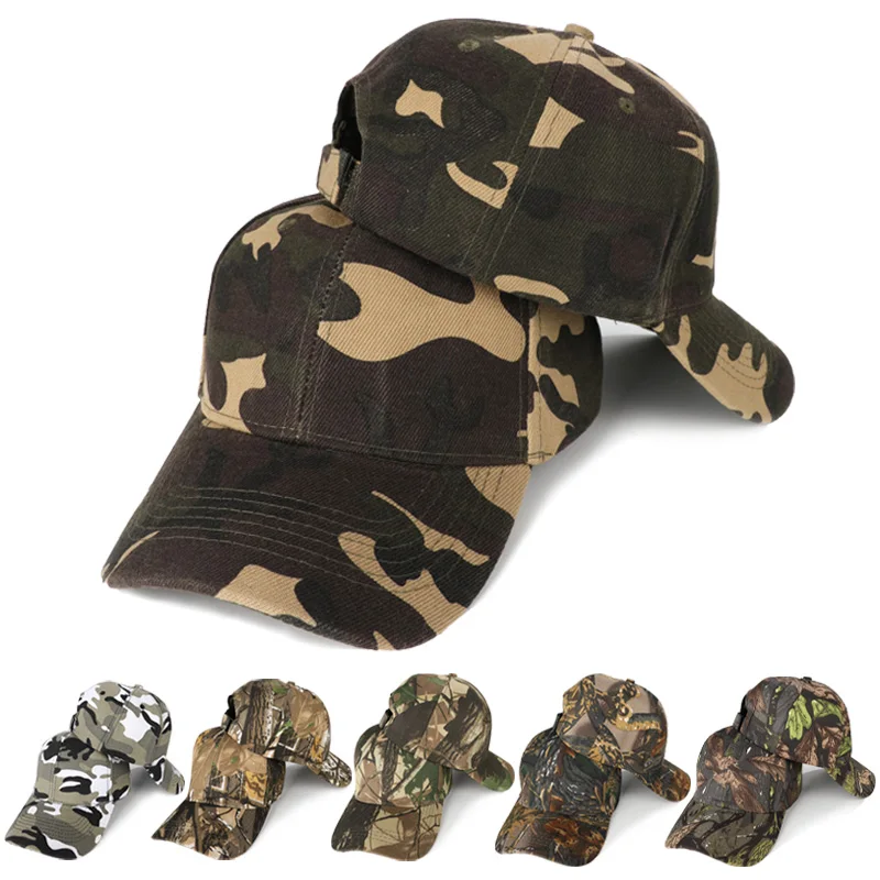 

1Pcs Men's Caps New Camouflage Military Baseball Caps Jungle Leaves Outdoor Sport Tactical Baseball Cap For Men Quick-Drying Cap