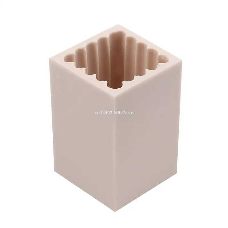 

3D Cylindrical Finger Silicone Mold for Candle Making Handmade Soap Mould Cube Cake Chocolate Decorating Tools DIY Dropship