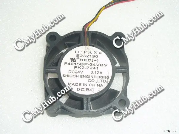 Для ICFAN Φ DC24V 0.12A 4015 4 см 40 мм 40x40x15 3Pin