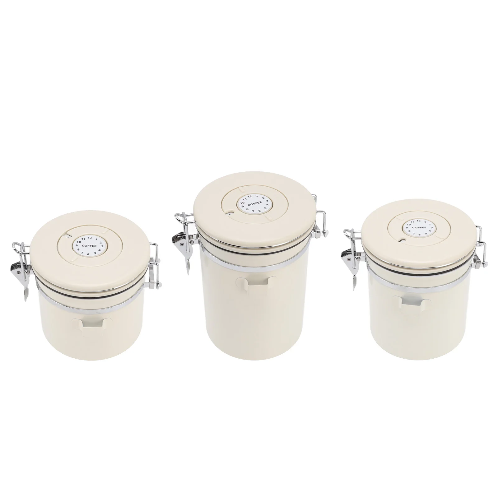 

Kitchen coffee storage jar with spoon exhaust valve freshness canister coffee canister coffee beans sealed jar 1.2l-1.8l capaci