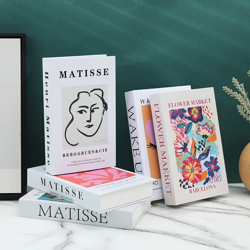 

Роскошный кофейный столик, коробка для хранения книг, современные поддельные книги для украшения, домашний декор, украшения для гостиной, к...