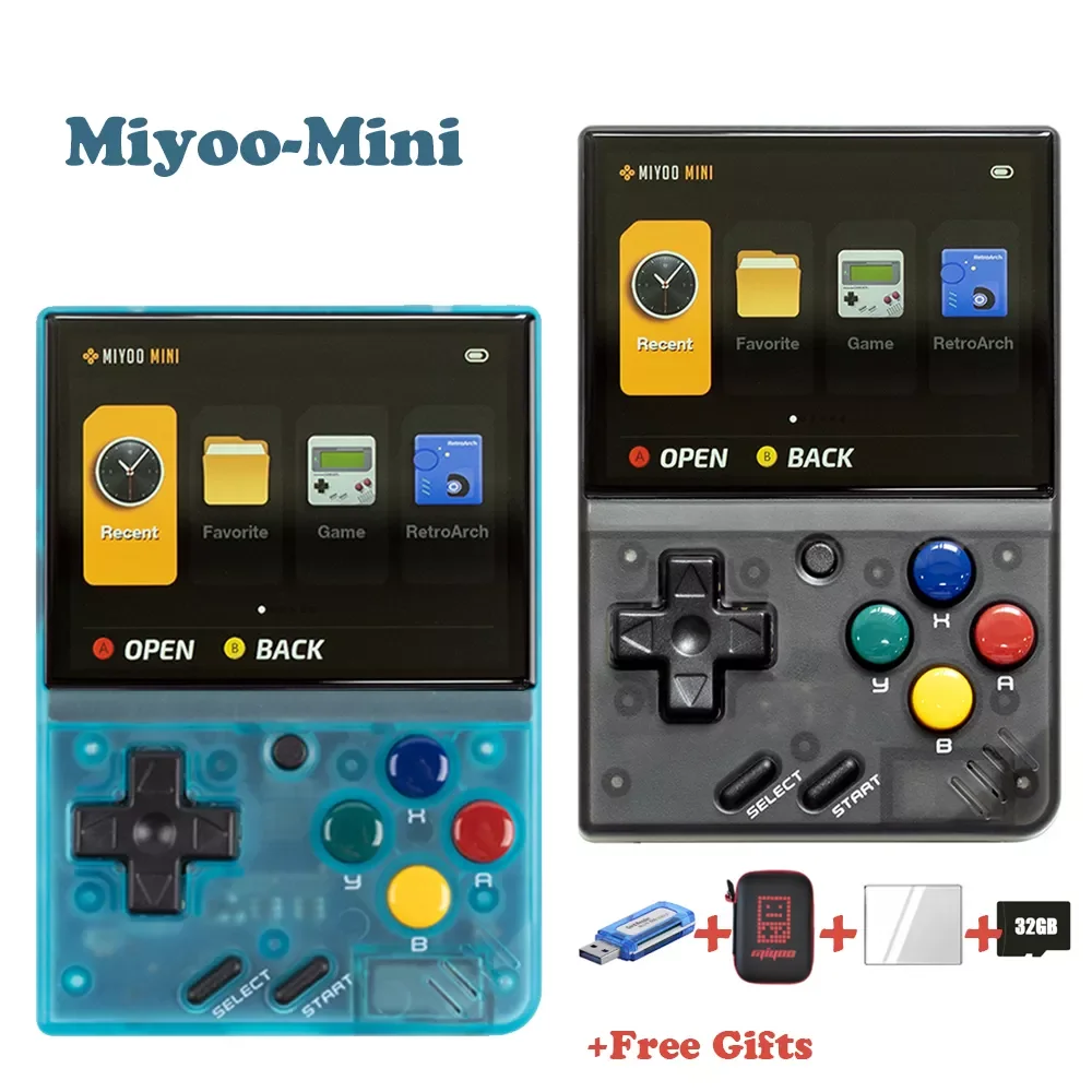 

MIYOO MINI V2 Retro Video Game Console 2500 Games Portable Console Retro Arch Linux System Pocket Handheld Game Player Gift