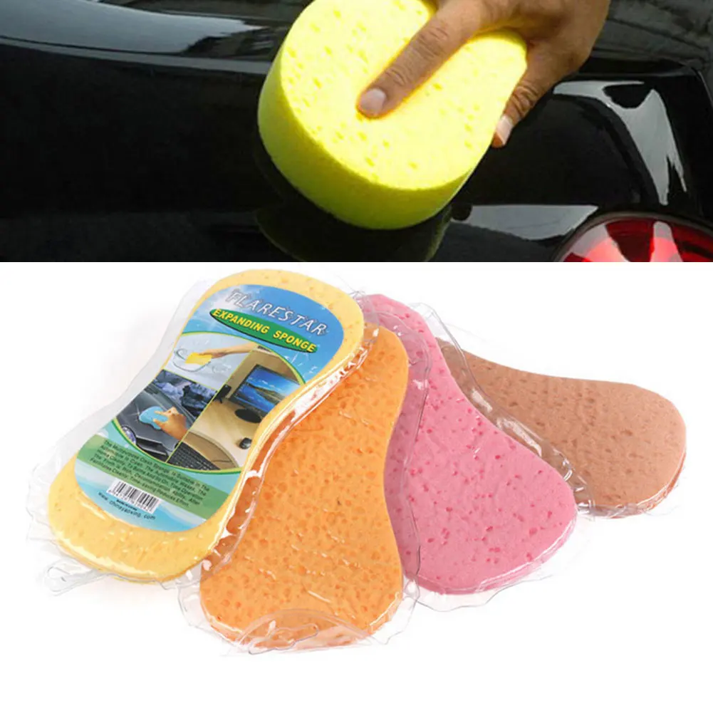 

Car Wipe Car Wash Sponge Practical Soft Sponge Strong Water Absorption Tool Vacuum Wash Car Cleaning Brand New