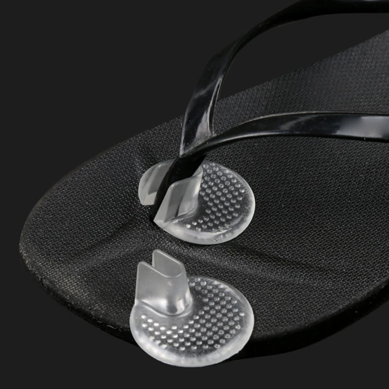 

1Pair Soft Silicone Flip Gel Cushions Pads Toe Protectors Thong Sandal Flop Gel Inserts Guards Insoles Shoes Grip Pads