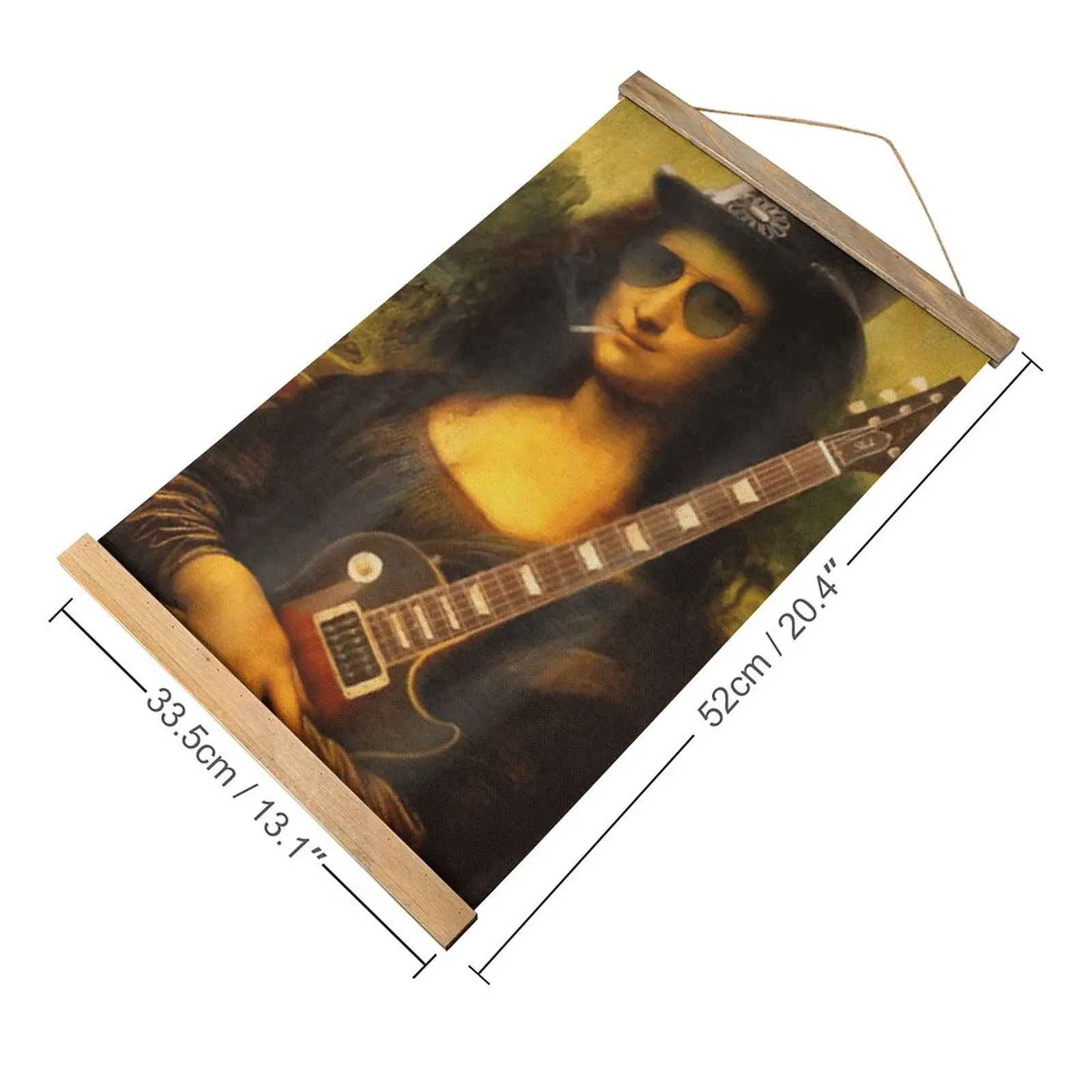 Холст Висячая Картина Мона Лиза Але Премиум Юмор Кухня Настенное Украшение Стиль