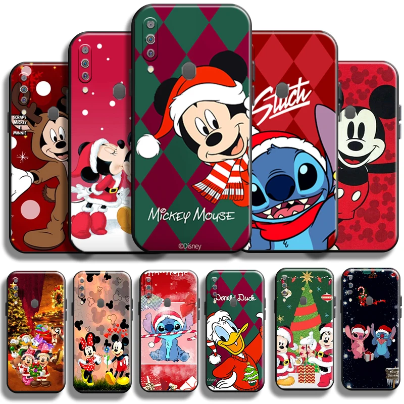 

Mickey Stitch Merry Christmas Phone Case For Samsung Galaxy M30 M30S Black TPU Coque Carcasa Funda Cover Soft Cases Back