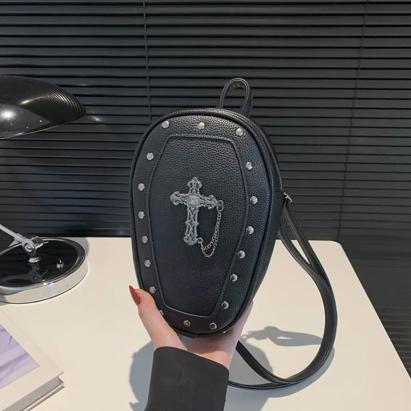 Модный Женский Однотонный Рюкзак В Стиле Панк Из Искусственной Кожи С Изношенной