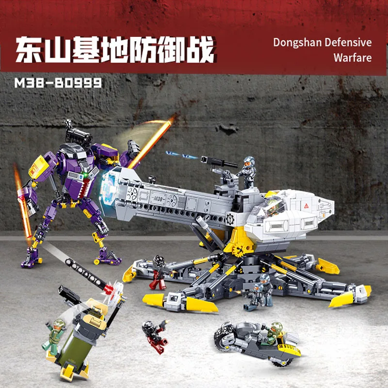 Конструктор Sluban серии Atomic storm модель робота-войны Mecha 500 шт. + строительный блок