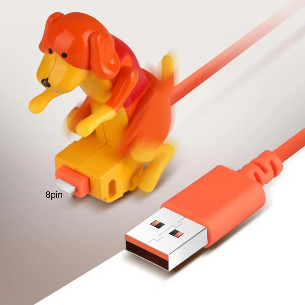 

Fast Charger Cable Wear-resistant Strong Compatibility Cell Phone Accessory Dog Status USB Charger Cable for Apple