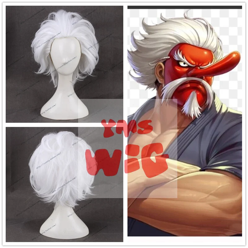 Новый парик для косплея Takuma Sakezione белые короткие термостойкие синтетические
