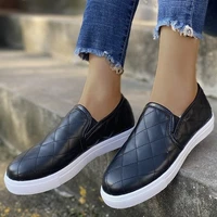 new women loafers genuine leather casual shoes comfortable lazy shoes round toe woman flats slip on luxury brand designer big43