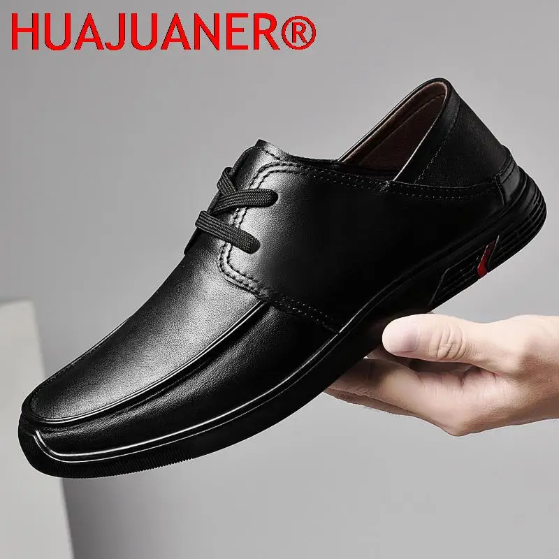 

Men's Shoes New Oxfords Trendy Shoes Men's Casual Genuine Cow Leather Shoes Wild Fashion High Quality Luxury Leather Sneakers