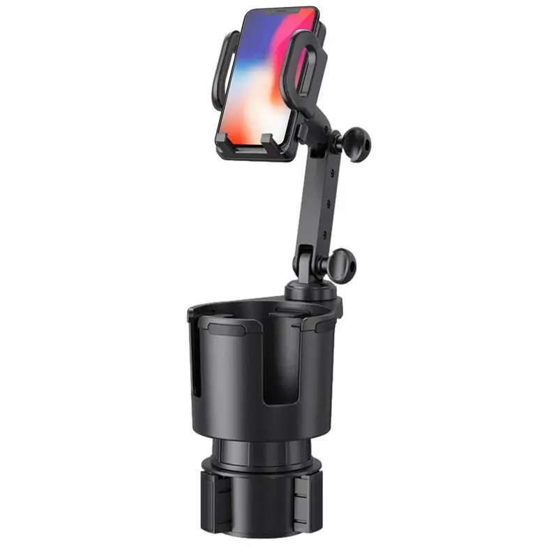 

Cell Phone Cup Holder 2 In 1 Cup Phone Holder For Car Adjustable Base With 360 Rotation Large Cup Holder Expander Car Cell Phone