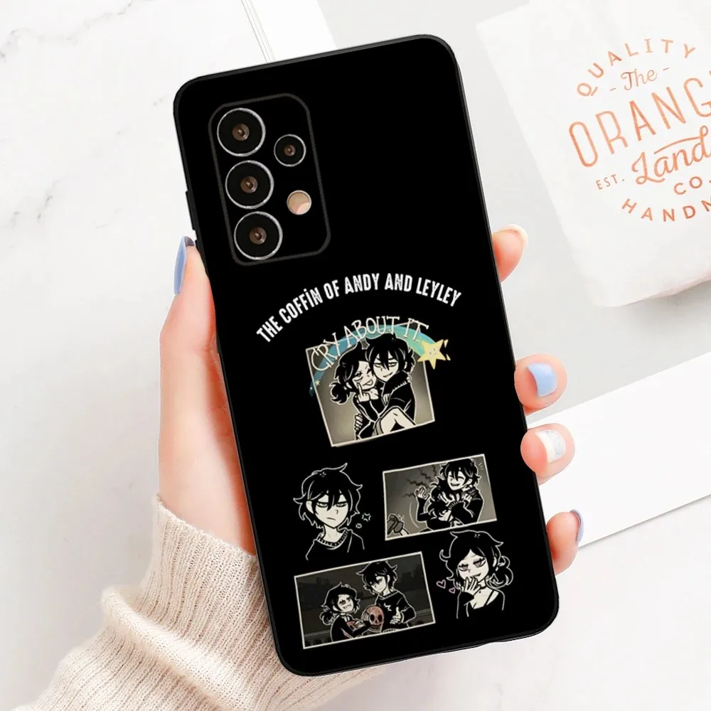 Чехол для телефона T-The Coffin A-Andy Leyley Game Samsung Galaxy A13 A21s A22 A31 A32 A52 A53 A71 A80 A91 мягкий черный