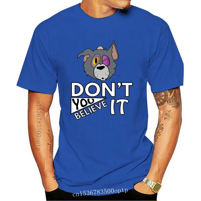 

2022 Мужская футболка с коротким рукавом с изображением тома из мультфильма, женская футболка, футболки, топы