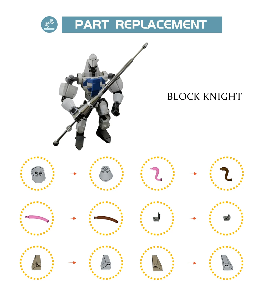 Модель солдат MOC 2003 из космических войн фигурки воинов конструктор сделай сам