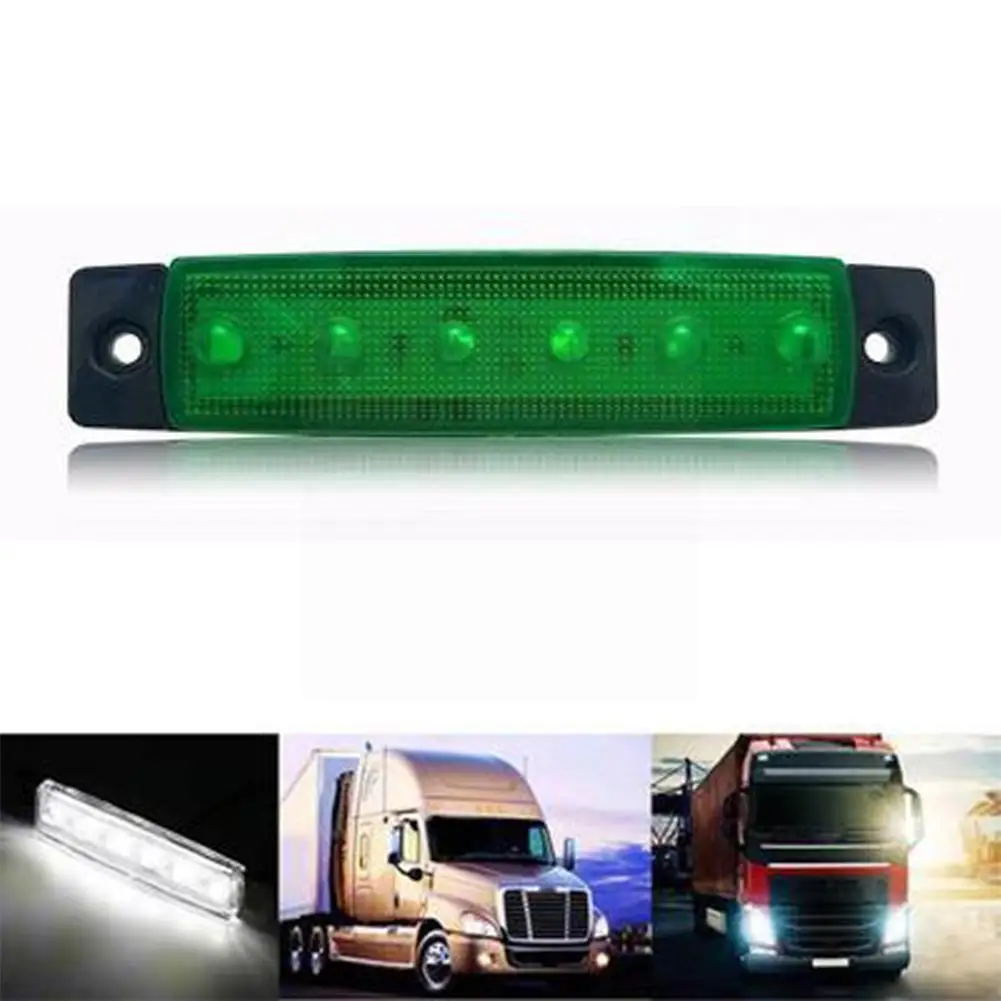 

6 светодиодный светильник габарисветильник огней для грузовика, 12 В