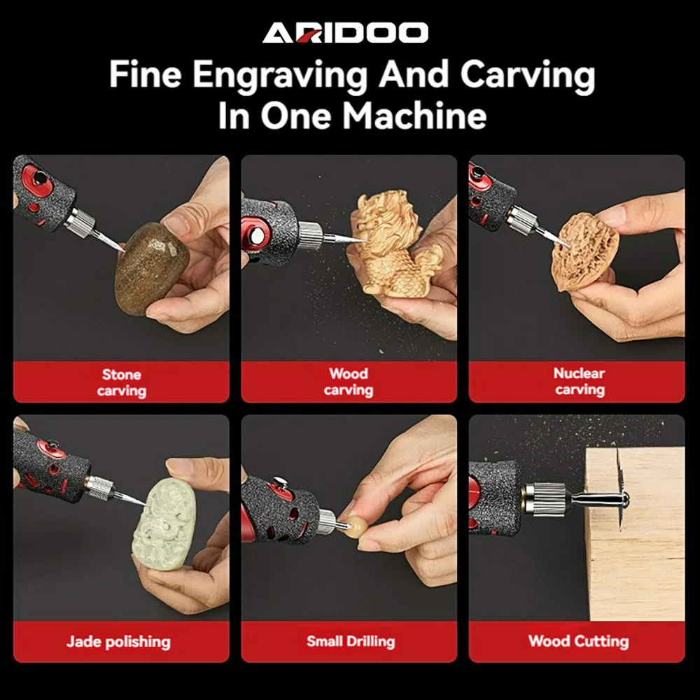 Электрическая шлифовальная машинка 4 2 в для резьбы по дереву