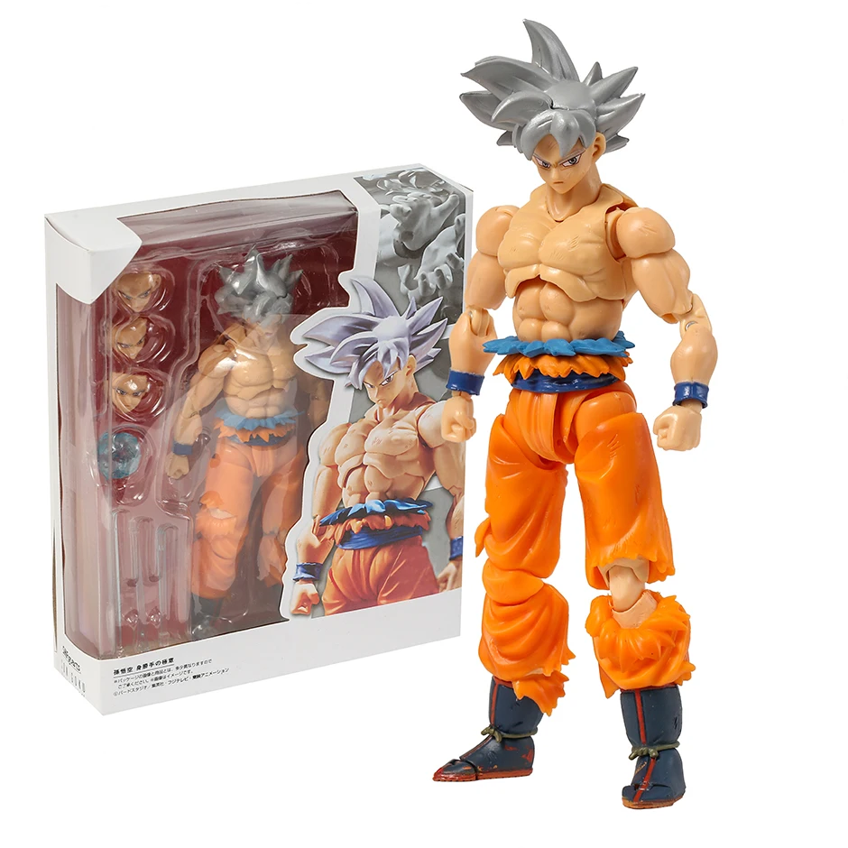 

SHF экшн-фигурка из игры Драконий жемчуг супер Сон Гоку ультра инстинкт Коллекционная модель из ПВХ кукла подарок