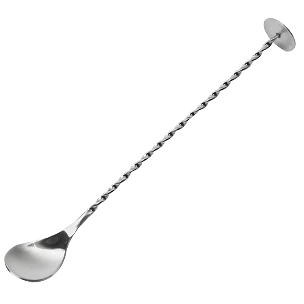 

Cocktail Spoon Sticks Stirrer Mixing Stainless Steel Swizzle Beverage Drink Stirrers Spiral Stickstir Shaker Bartender
