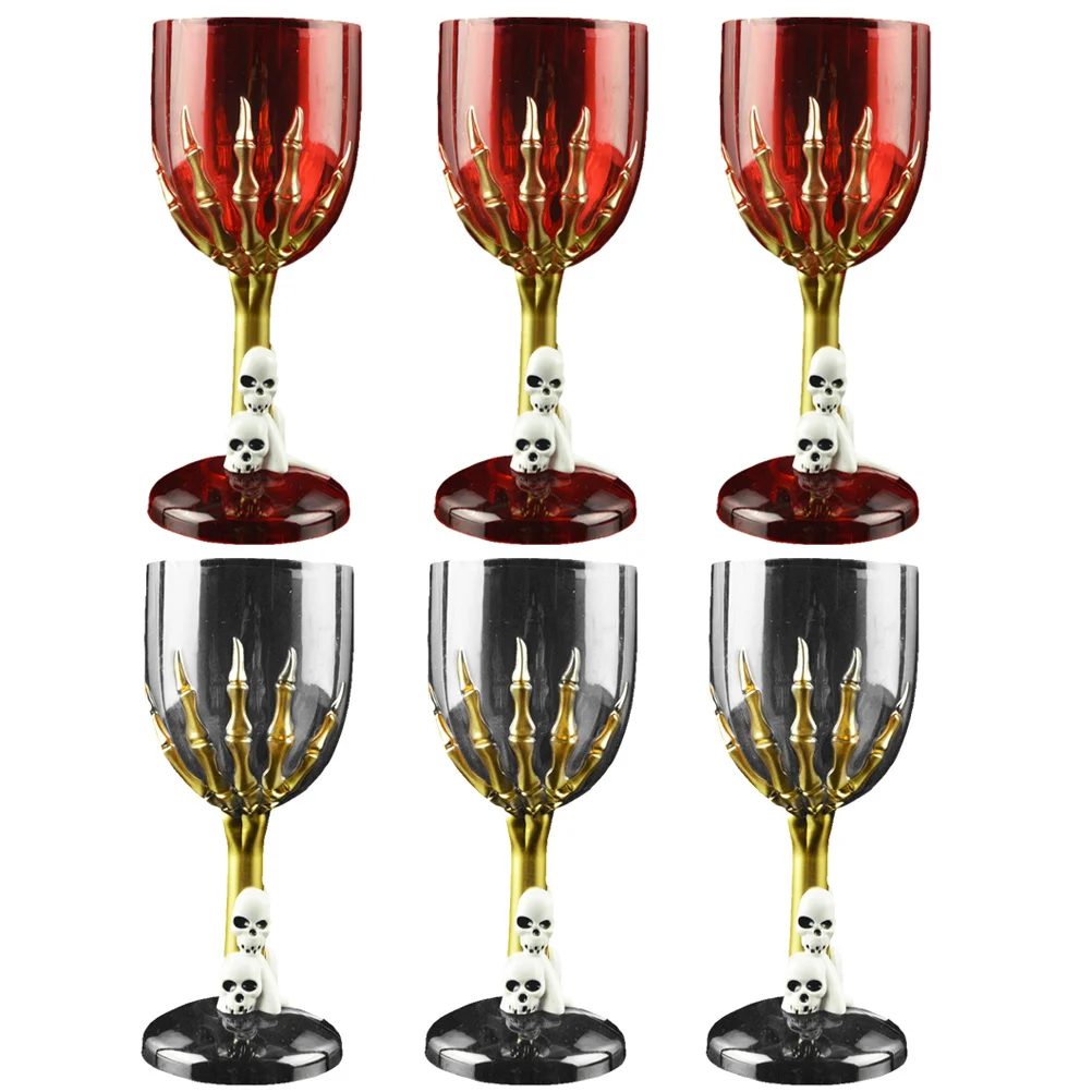 

6 PCS Halloween Plastic Cups Decoration Prom Decorations Claw Drinking Water Whiskey Glass