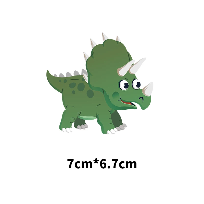 Мультяшные динозавры теплопередающие виниловые наклейки сделай сам детская