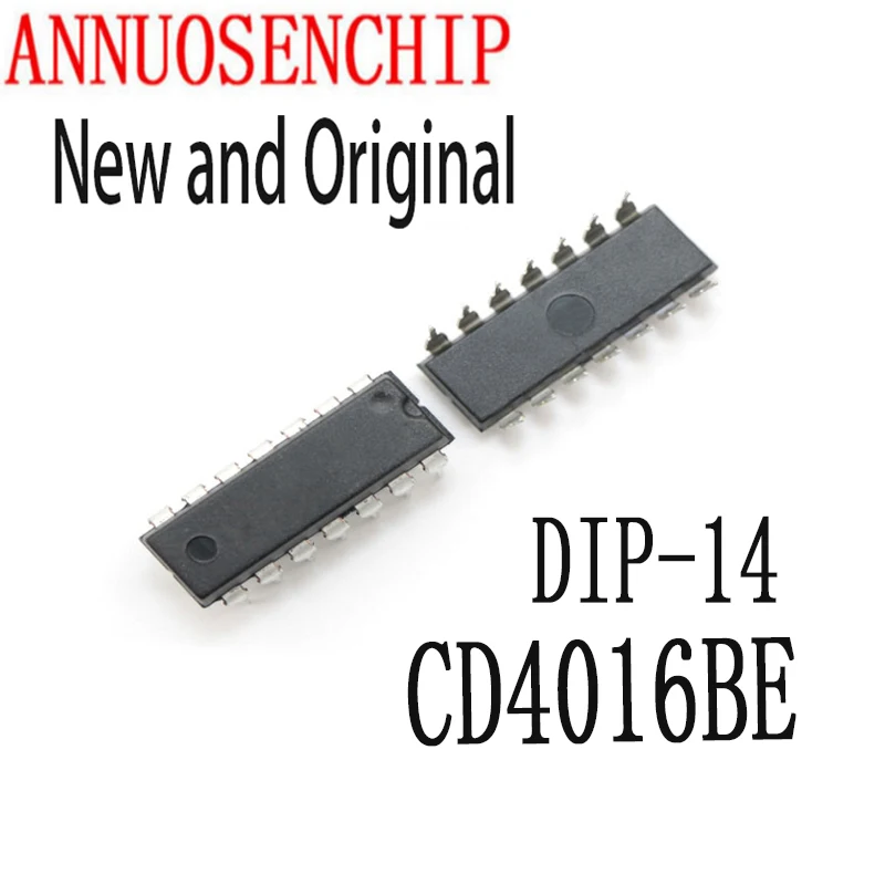 10 шт. новые и оригинальные DIP-14 CD4016 DIP14 4016BE DIP CD4016BE