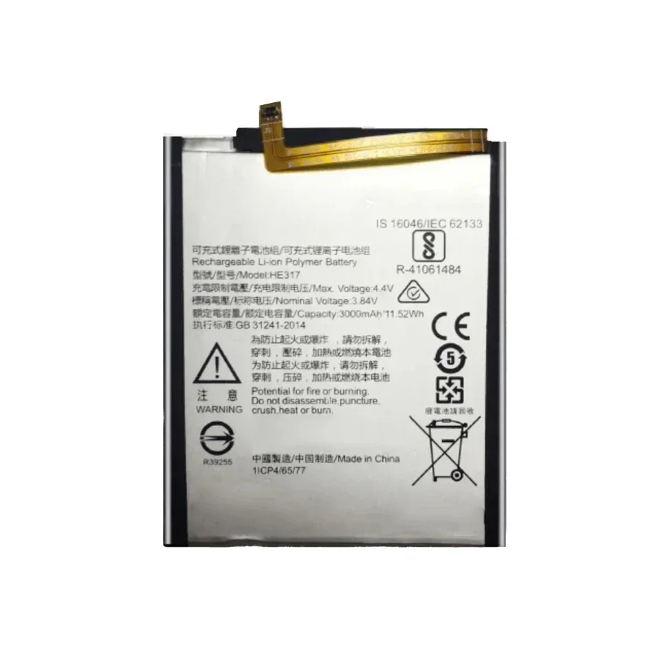 Для Nokia 6 N6 TA-1000 TA-1003 TA-1021 TA-1025 TA-1033 TA-1039 перезаряжаемая батарея для мобильного