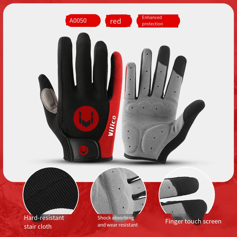 

Перчатки для спорта на открытом воздухе для мужчин и женщин, Нескользящие дышащие для езды на велосипеде и мотоцикле, профессиональные для сенсорных экранов