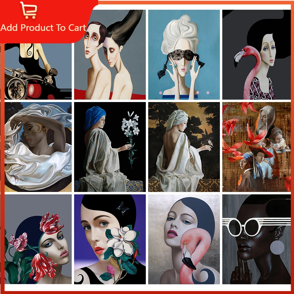 

Paint By Numbers For Adults Surrealist Painting Fashion Home Decoration Painting By Numbers Factory Direct Delivery DropShipping