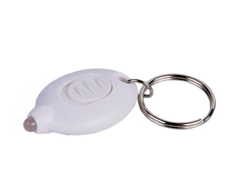 

Мини светодиодный брелочный фонарик белый/черный свет