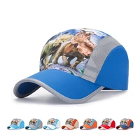 summer childrens hat new heat sublimation dinosaur baseball cap childrens quick drying hat sunscreen mesh hat