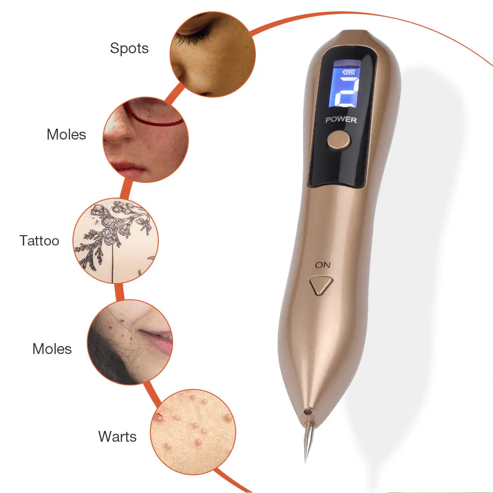 

Laser Plasma Pen Freckle Remover Machine LCD Mole Removal Dark Spot Remover Skin Wart Tag Tattoo Remaval Tool Beauty Salon