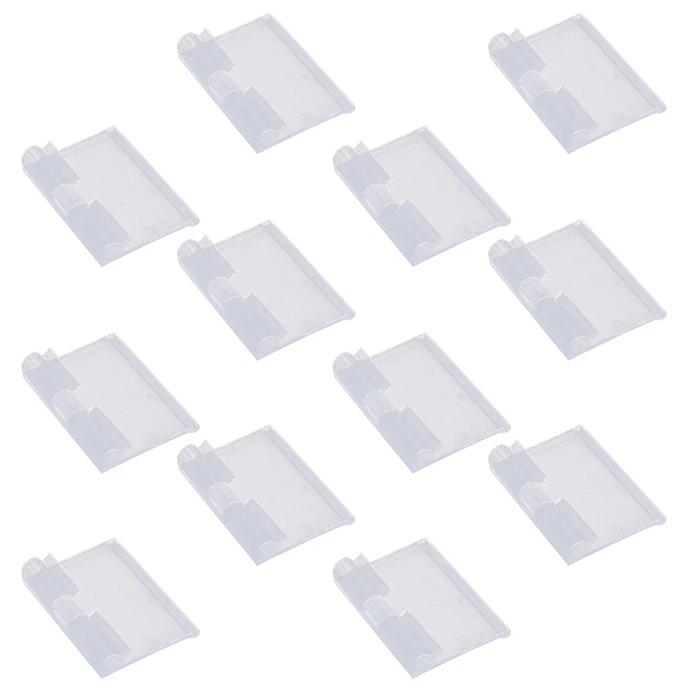 

50 Pcs Label Food Tags Supermarket Shelf Price Labels Double Line Hold Stands Useful Sign Holders Plastic Convenient