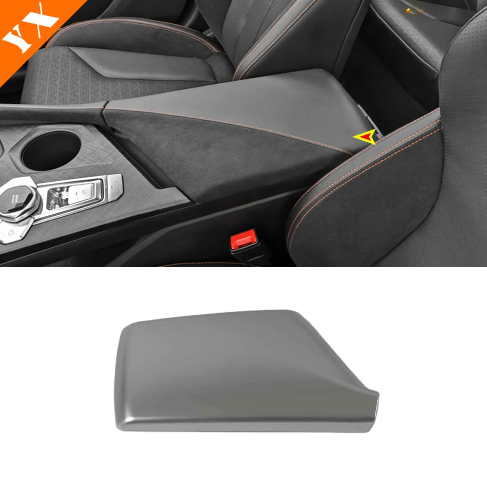 

For Changan UNIV UNI-V Accessories 2023-2025 Carbon Orange Garnish Car Central Console Armrest Cover Decor Moulding Frame Trim