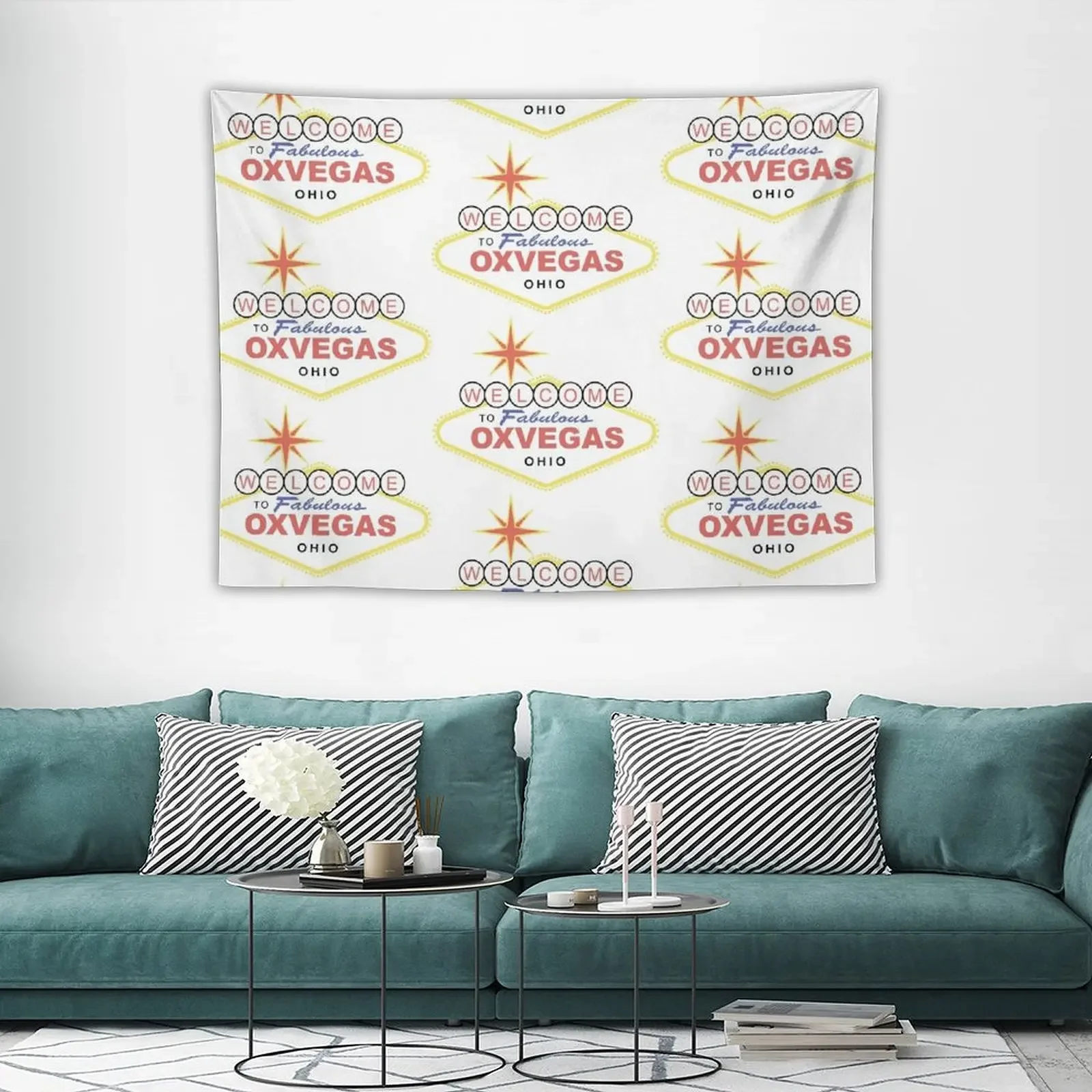 Гобелен Университета Майами оксвегаса украшение для гостиной улицы декор