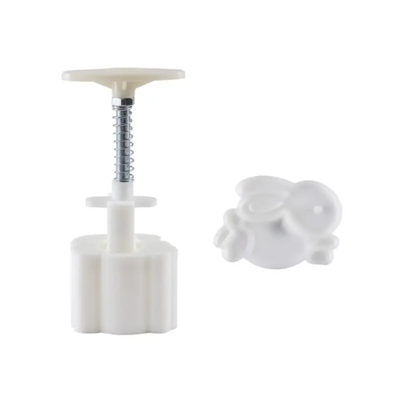 

50 г цилиндрическая форма для лунного торта с 3D ручным прессом, форма для выпечки «Луна», форма для выпечки «сделай сам», праздничная кухня ср...