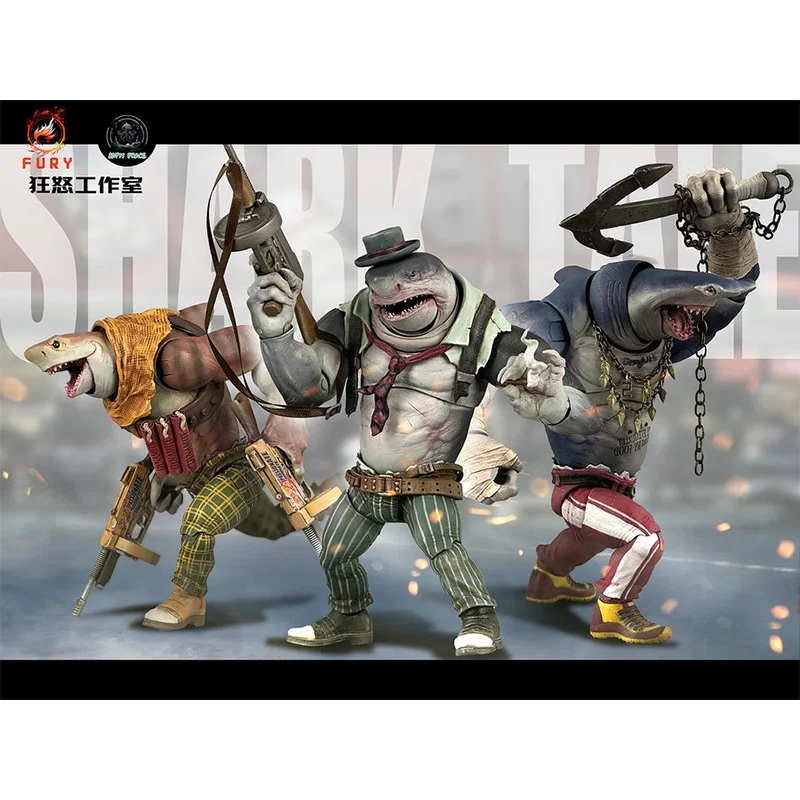 

Игрушки Fury бездны сила волна 1 команда акул комбинированная с набором экшн-фигурки Бесплатная доставка Хобби Коллекционирование подарок на день рождения Модель аниме