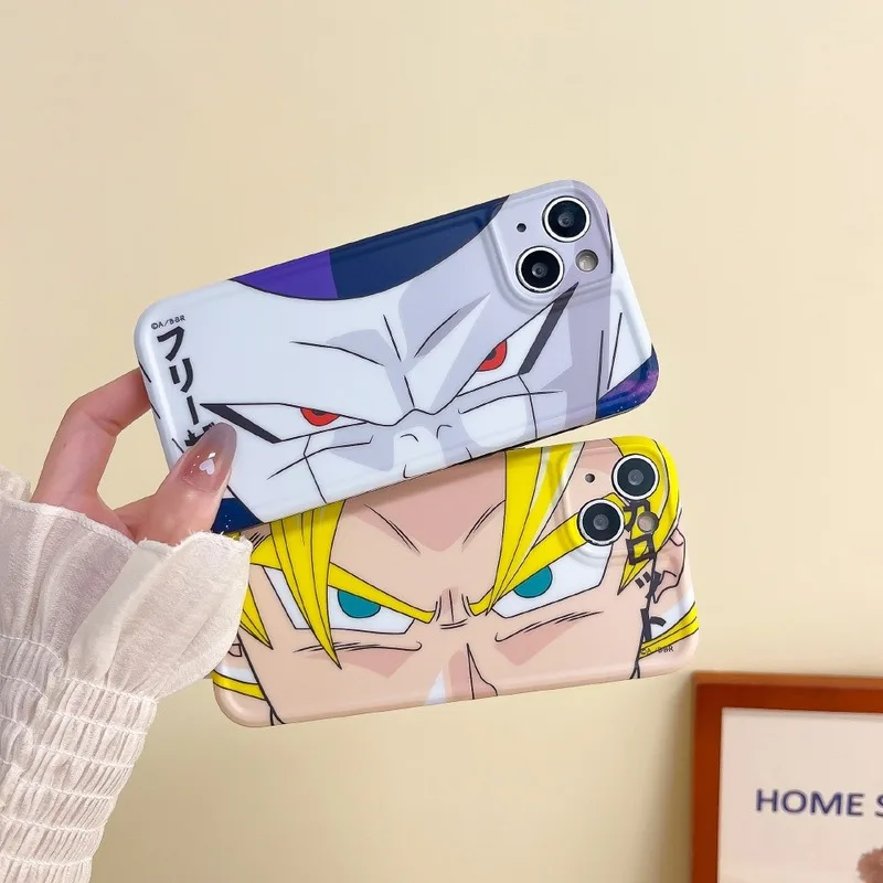 

Classic Animation Goku Phone Case Cover for IPhone 11 12 13 Pro X XR XS Max Shockproof Case for IPhone 13 Cases