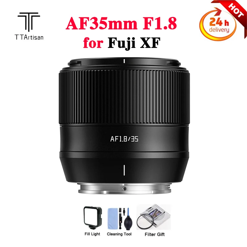 

TTArtisan AF 35mm F1.8 for Fuji XF Lens APS-C Auto Focus Large Aperture Camera Lens for X-A7 X-T5 XS20 X-E3 X-T30 X-H2S X-M1