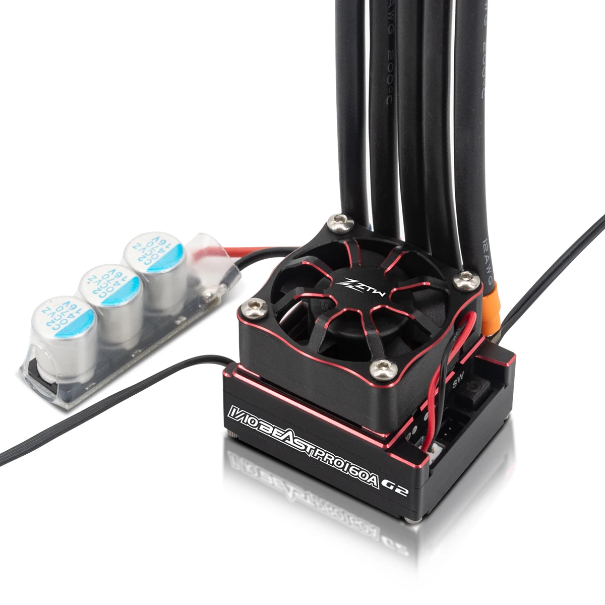 Новый 32-битный Бесщеточный Регулятор Скорости ZTW Beast PRO 160A ESC G2 Turbo 6 в/7,4 В BEC 4A для радиоуправляемого внедорожника 1/10