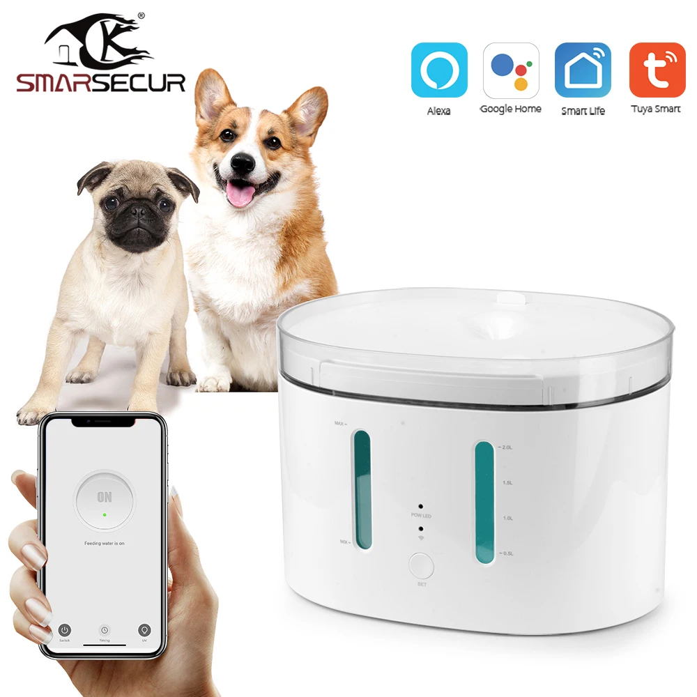 

Tuya Wifi smart water feeder Remote control Smart Home Automation Controller Work with Alexa