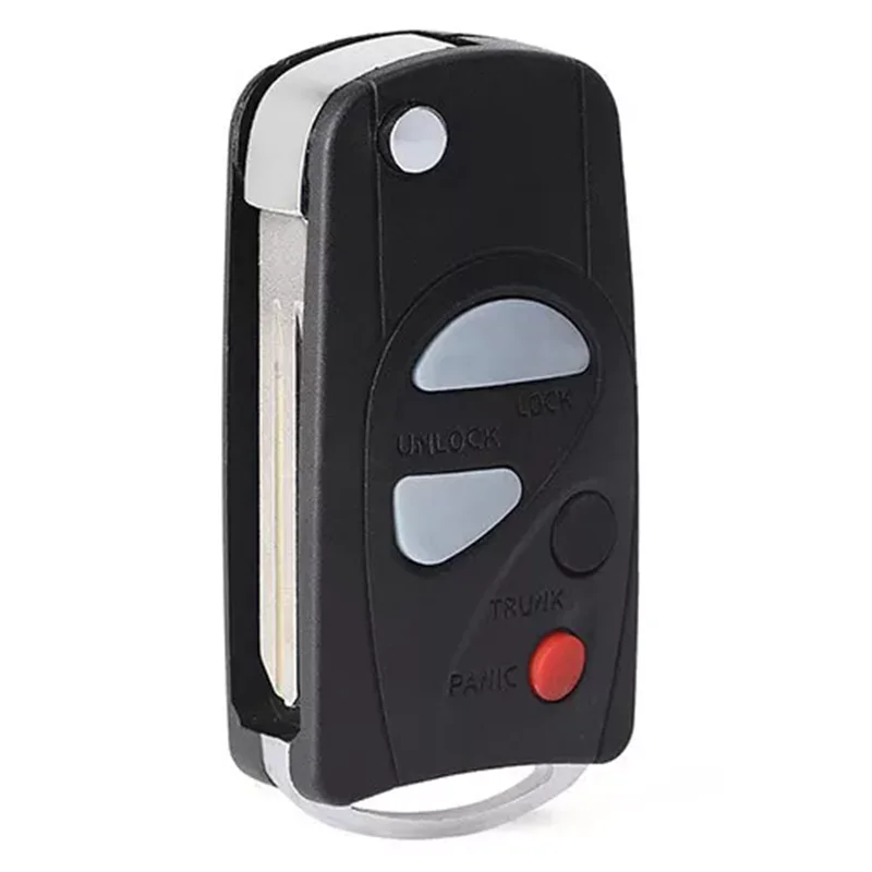 Чехол-брелок KEYECU с 4 кнопками для Nissan Sunny Sentra Maxima Infiniti i30 G20 2000-2006