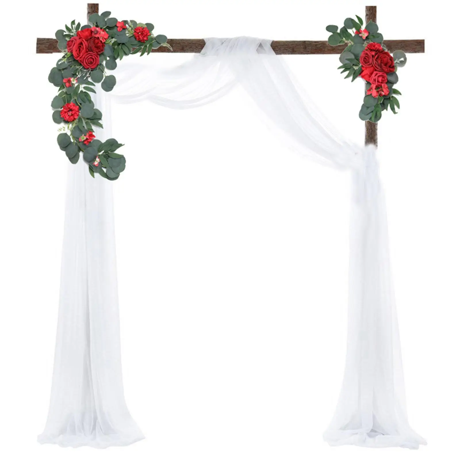 

Искусственное искусственное украшение, Цветочная Гирлянда для церемонии, входной двери, украшение для дома, 2 шт.