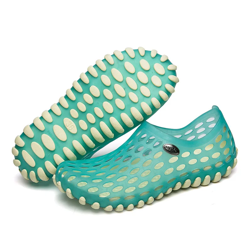 Водный тростник летние парные пляжные сандалии дырочные ботинки для мужчин и