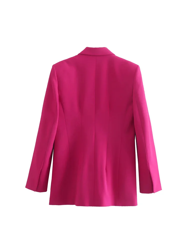 Женский блейзер с одной пряжкой длинным рукавом