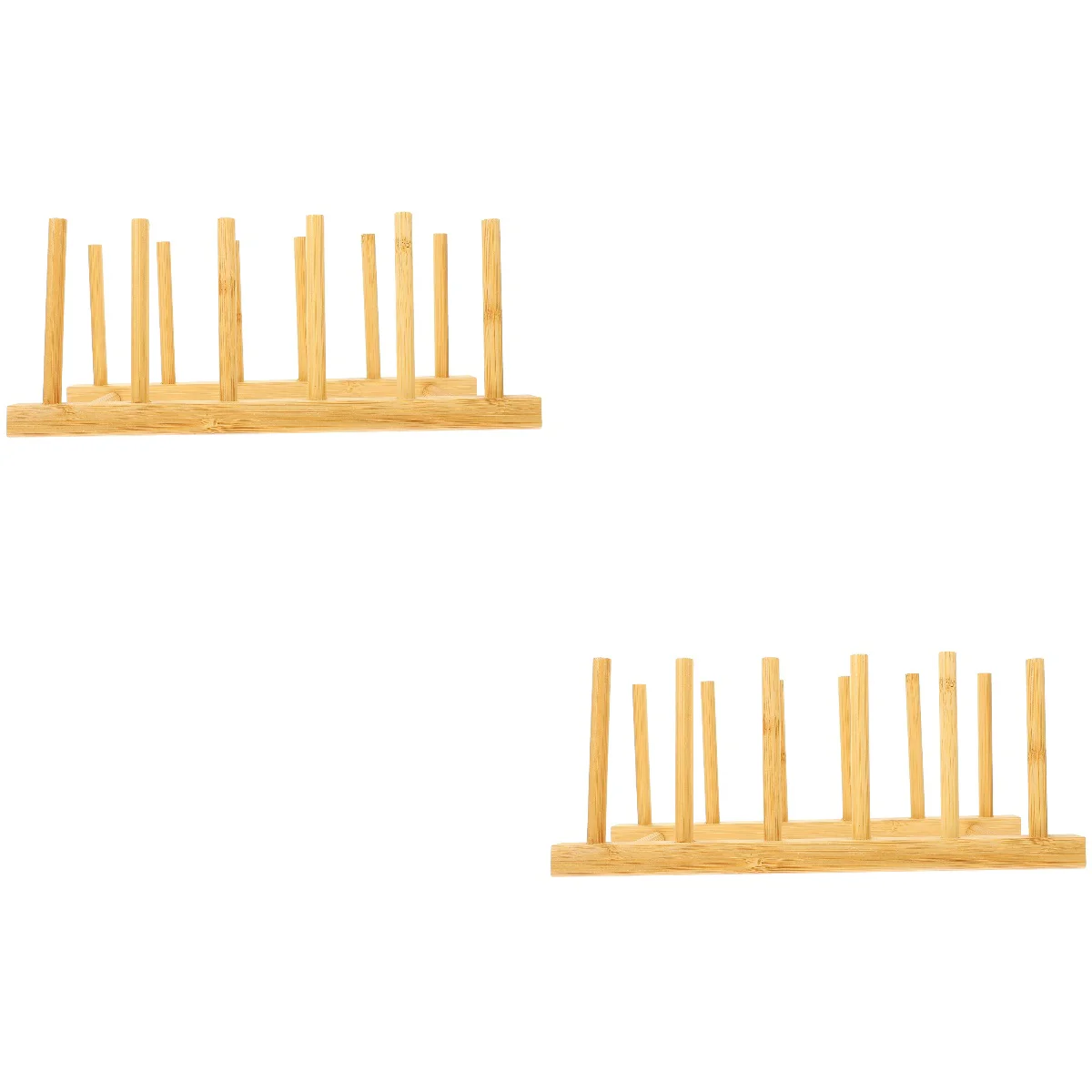

2x Plate Rack Dish Drainer Plate Drying Rack Dish Container Dish Drainer Tray Dish Organizer