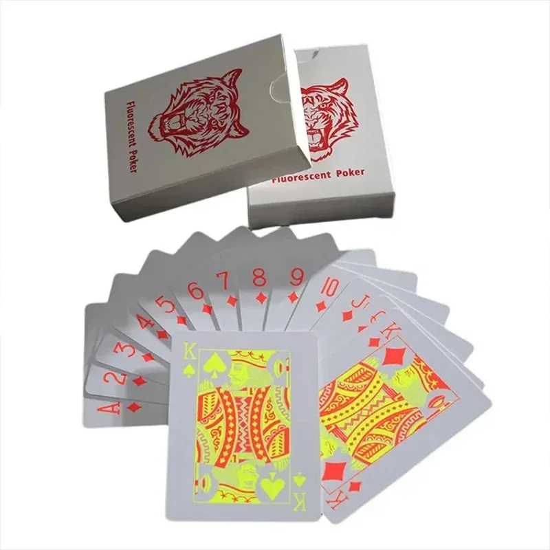 Флуоресцентные игральные карты из ПВХ Волшебная фотография фоторамка